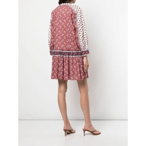 Veronica Beard Jesila Cotton Patchwork Dress XS - Picture 6 of 14